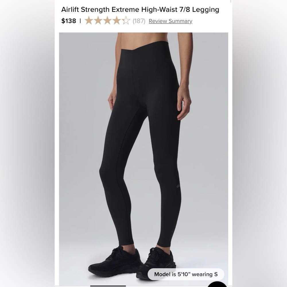 Alo Airlift Strength Extreme High-Waist 7/8 Legging